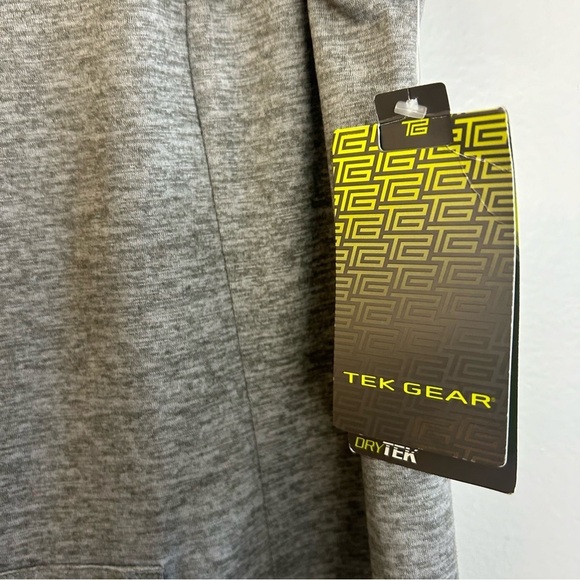 NWT Tek Gear Grey Sleeveless Hooded Shift Mini Dress Size Small - Picture 6 of 9